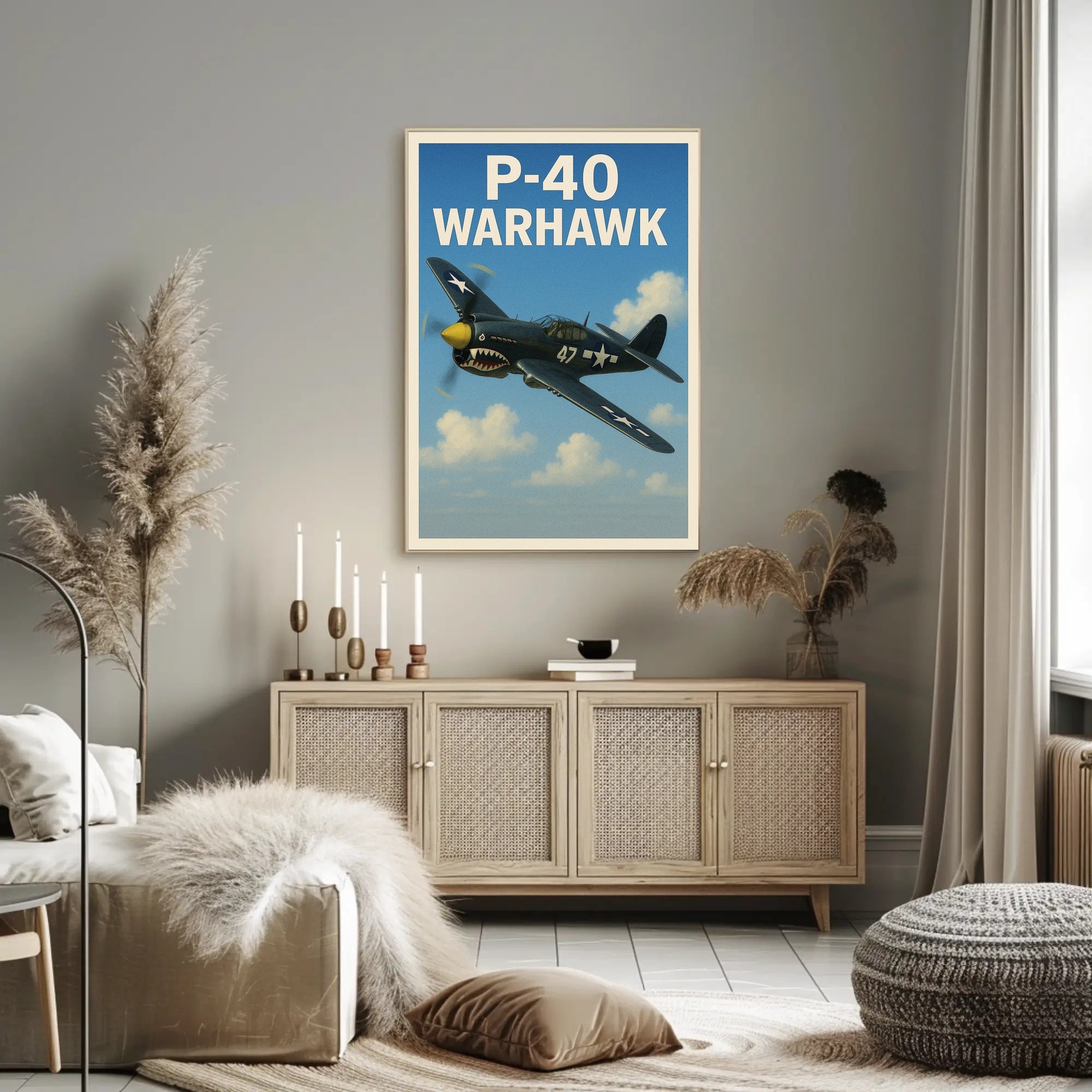 P-40 Warhawk Poster PosterGoat