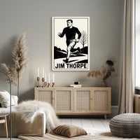 Jim Thorpe Athletic Icon Poster