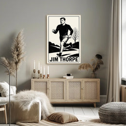 Jim Thorpe Athletic Icon Poster