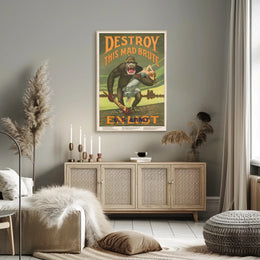 Menacing Gorilla WWI Military Recruitment Poster