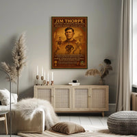 Jim Thorpe: Bright Path, The Greatest All-Around Athlete Poster