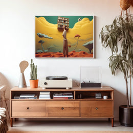 Surreal Dreamscape Art Print for Fantasy or Mythology Poster
