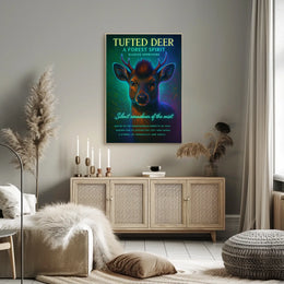 Tufted Deer A Forest Spirit Poster