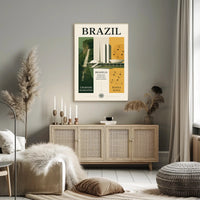 Brazil Modernist Harmony Poster PosterGoat