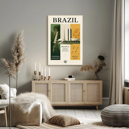 Brazil Modernist Harmony Poster PosterGoat
