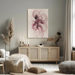 Mesmerizing Octopus Art Poster for Home Decor PosterGoat