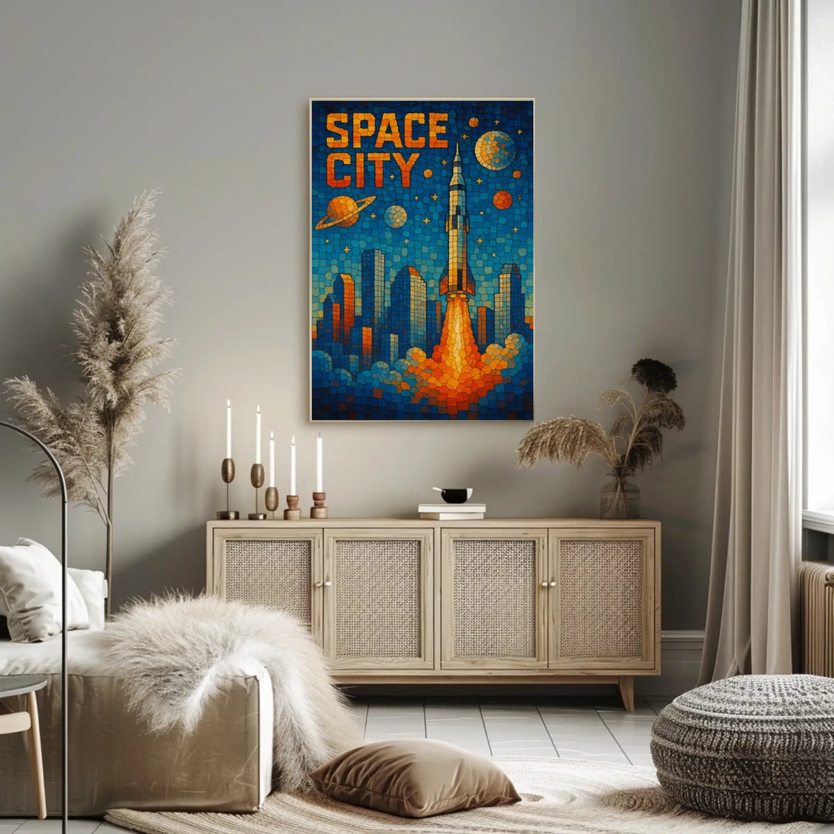 Space City Adventure Poster