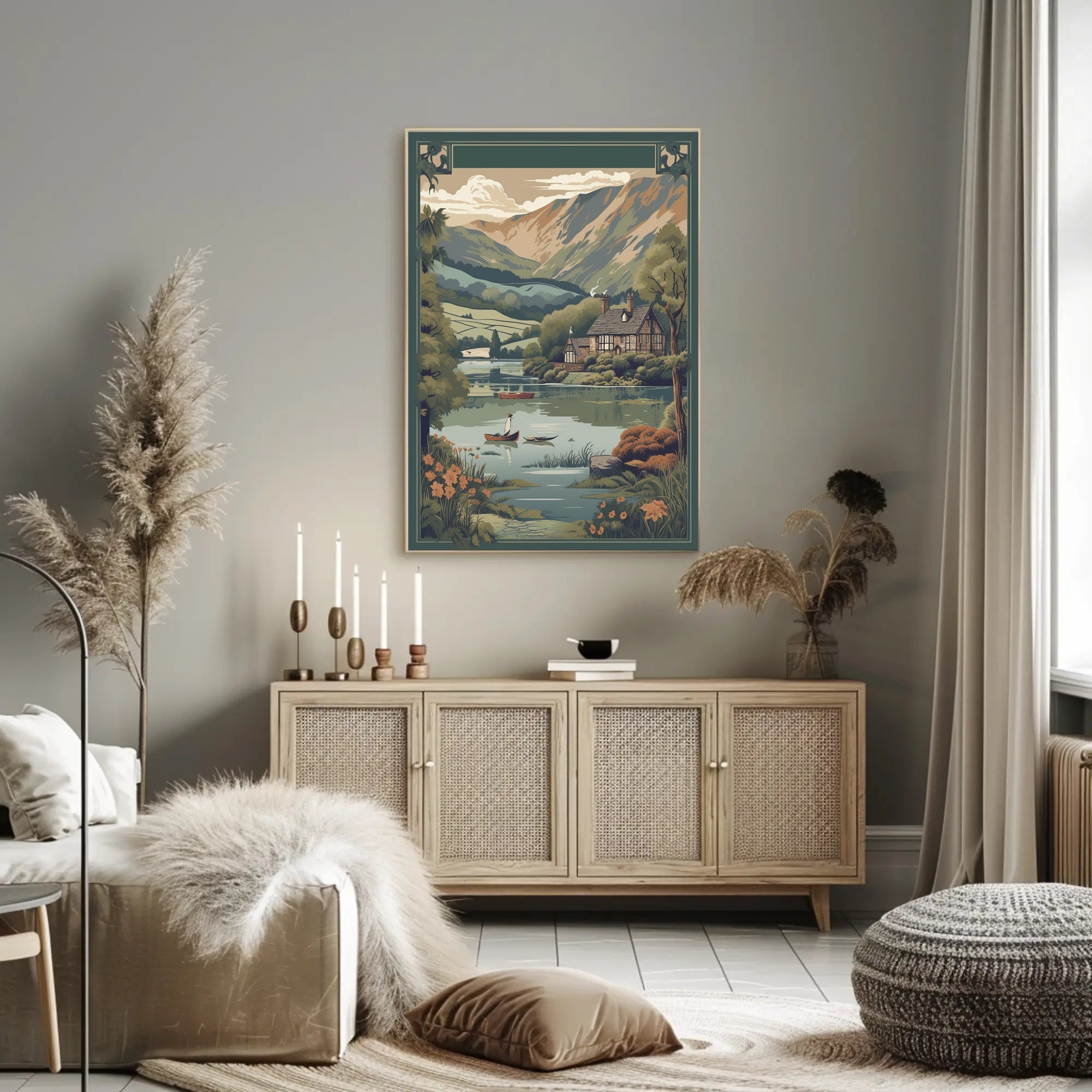 Serene Countryside Retreat Poster