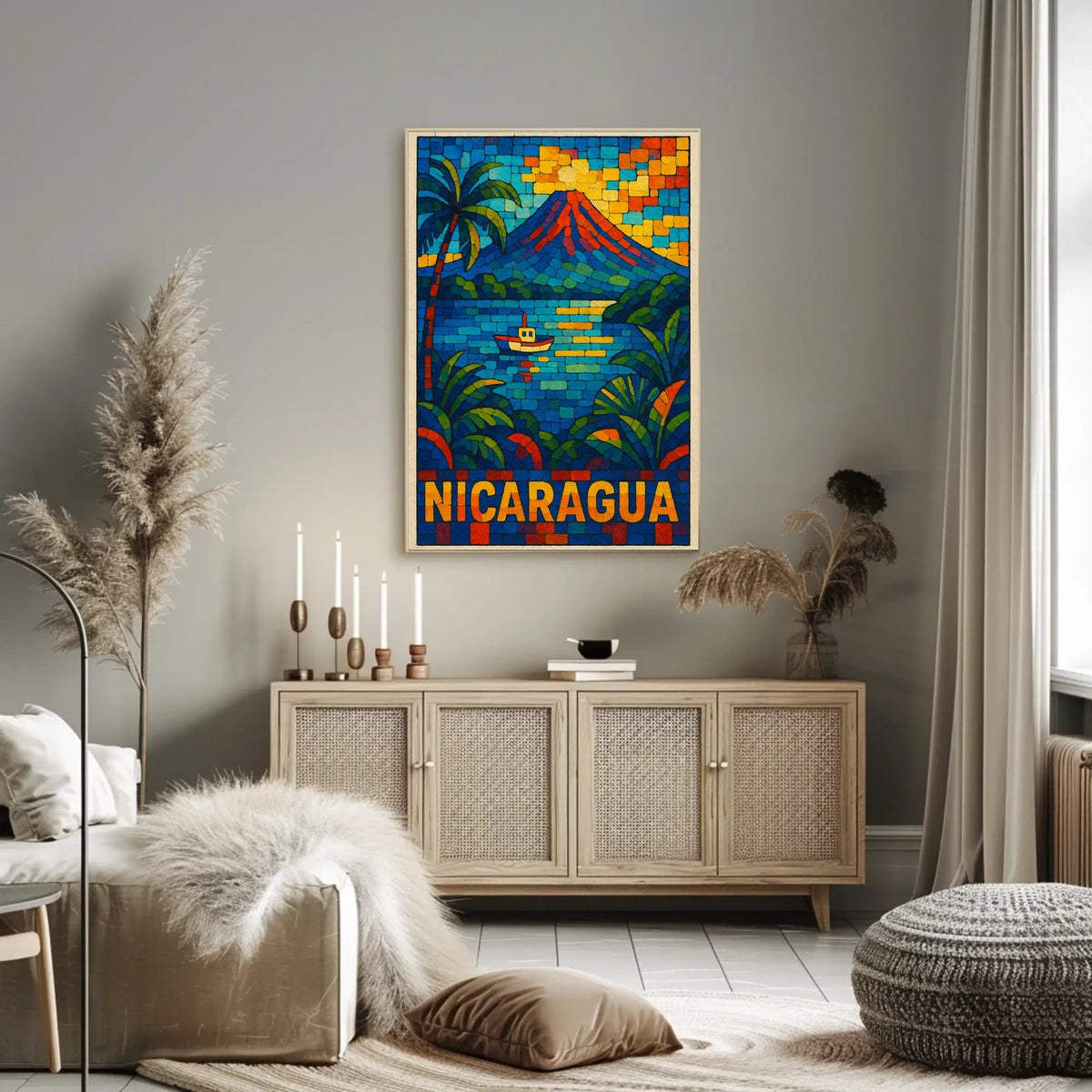Nicaragua Travel Poster