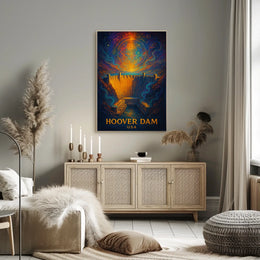 Hoover Dam USA Poster