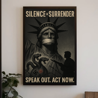 Liberty in Peril: Act Now Political Propaganda Poster
