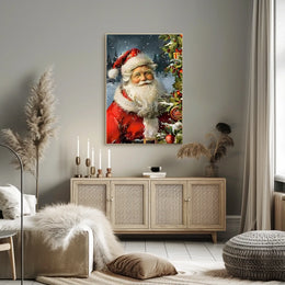 Santa Claus in a Winter Wonderland Poster