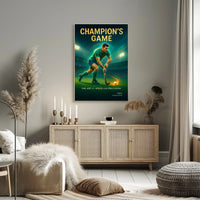 Champion's Game Sports Poster PosterGoat