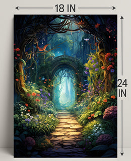 Enchanted Garden Pathway Poster