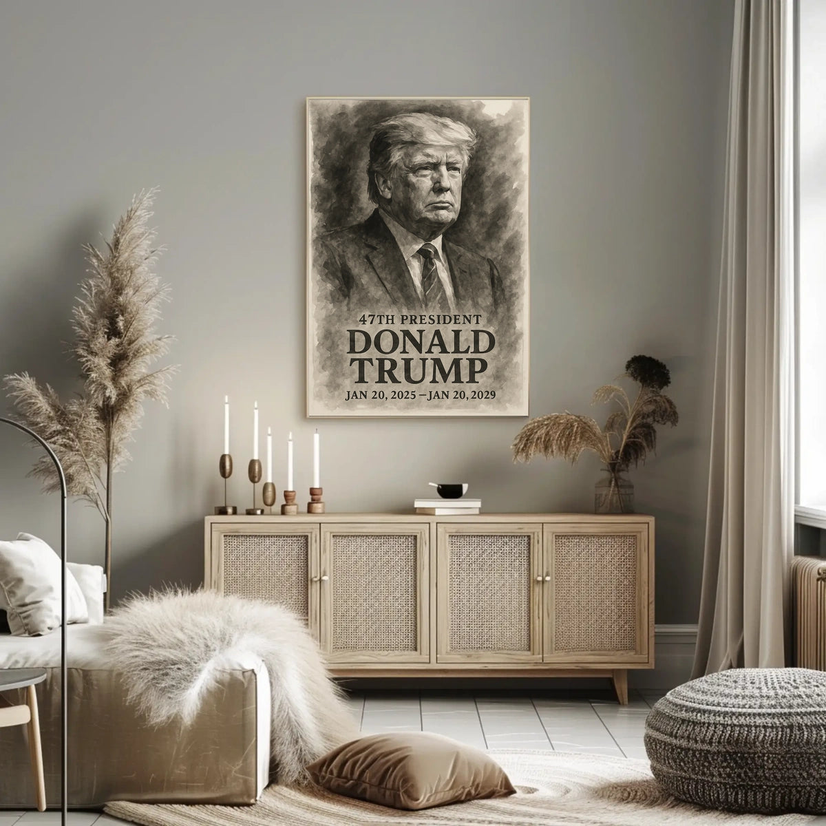 Donald Trump 47th President Poster