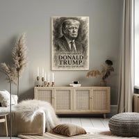 Donald Trump 47th President Poster