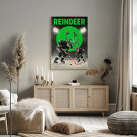 Reindeer Hockey Showdown Poster