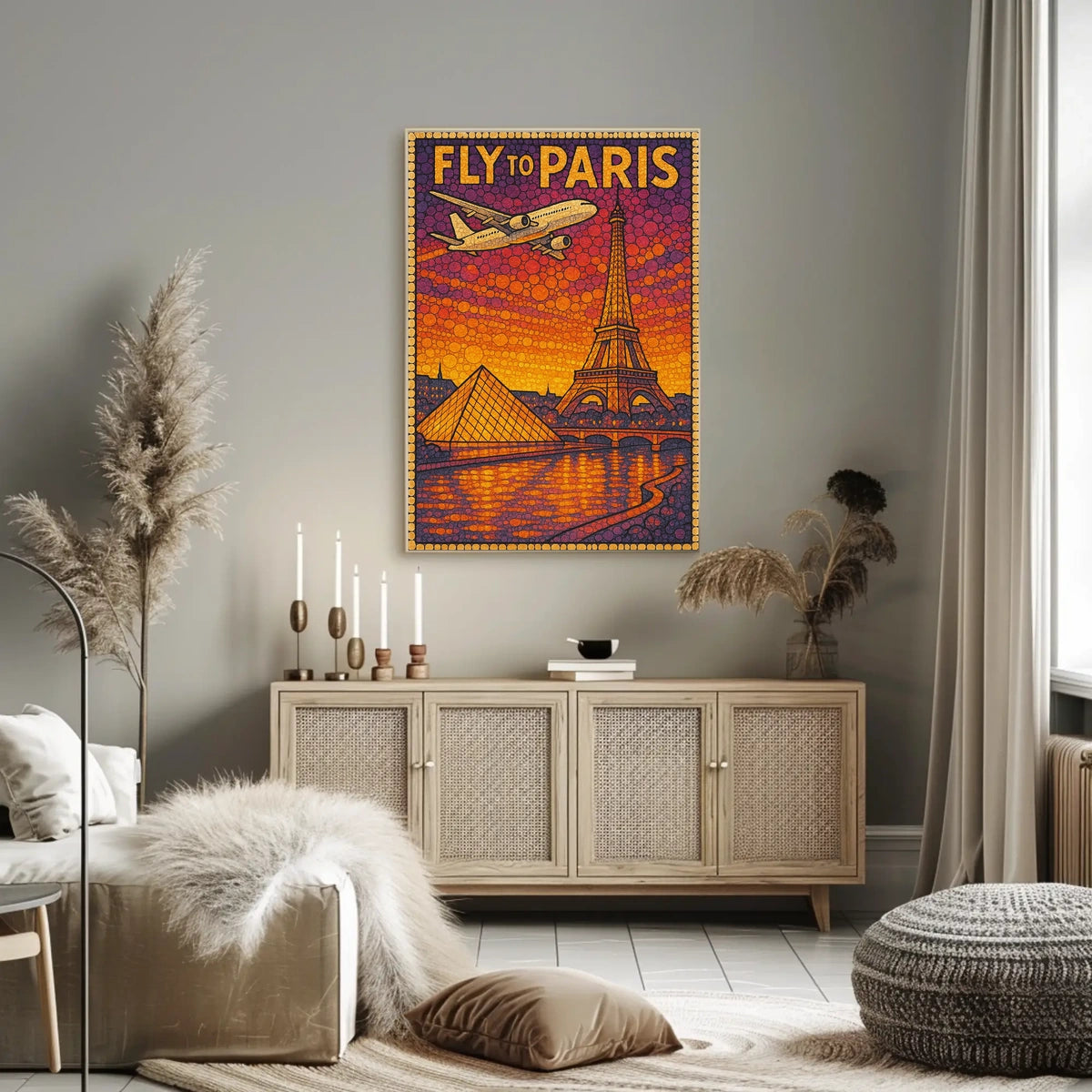Fly To Paris Poster