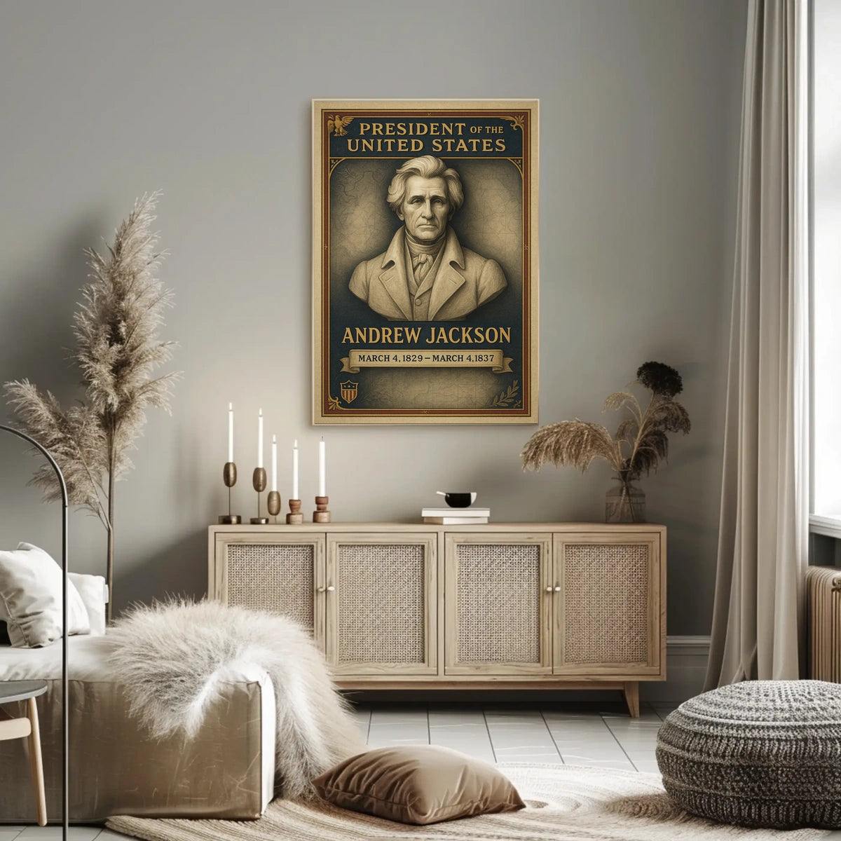 Andrew Jackson 7th President Poster