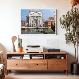 Venetian Canal Scene Cultural or Heritage Poster