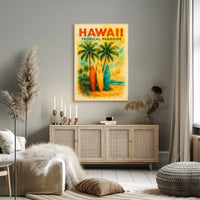 Hawaii Tropical Paradise Poster