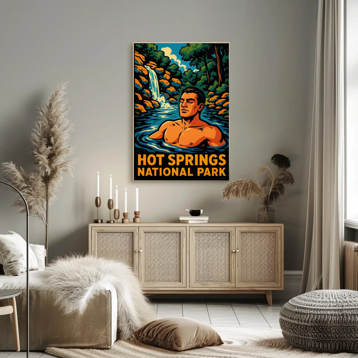 Hot Springs National Park Scenic Wanderlust Poster