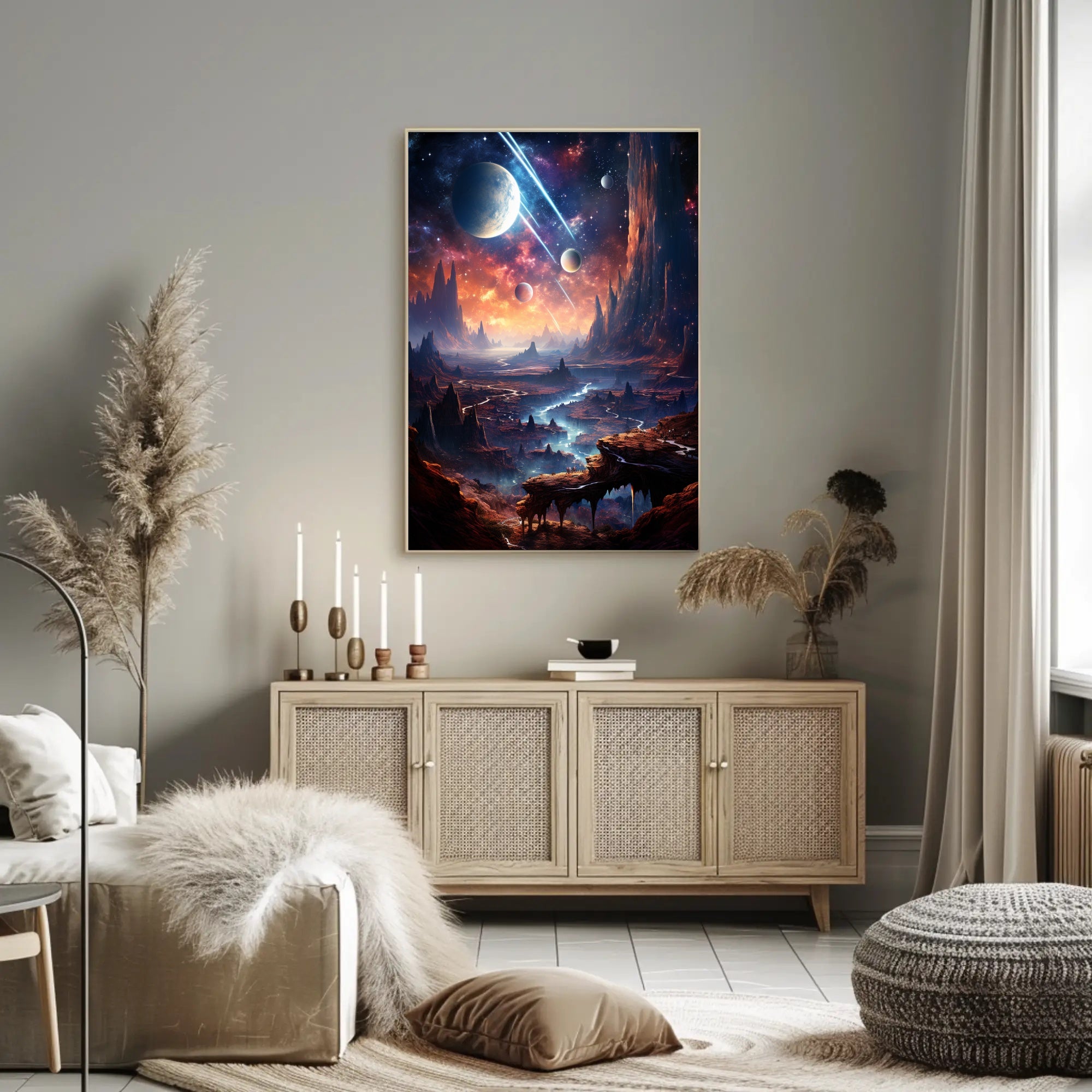 Cosmic Landscape Poster PosterGoat