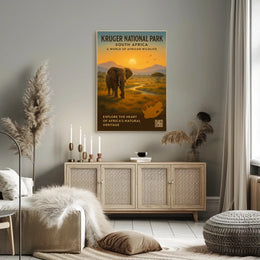 Kruger National Park Scenic Poster Wall Art