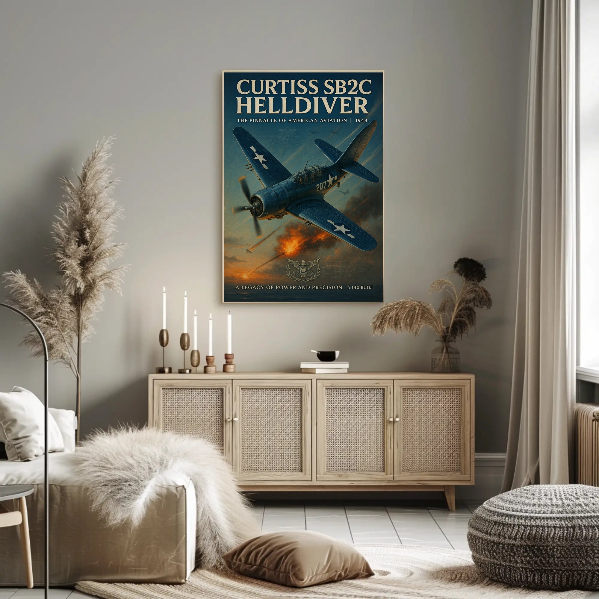 Curtiss SB2C Helldiver: WWII Poster Classic