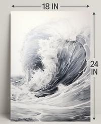 The Power Of The Ocean Poster