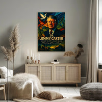 Jimmy Carter United States Leader Fine Art Print PosterGoat