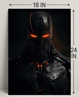 Futuristic Warrior Poster