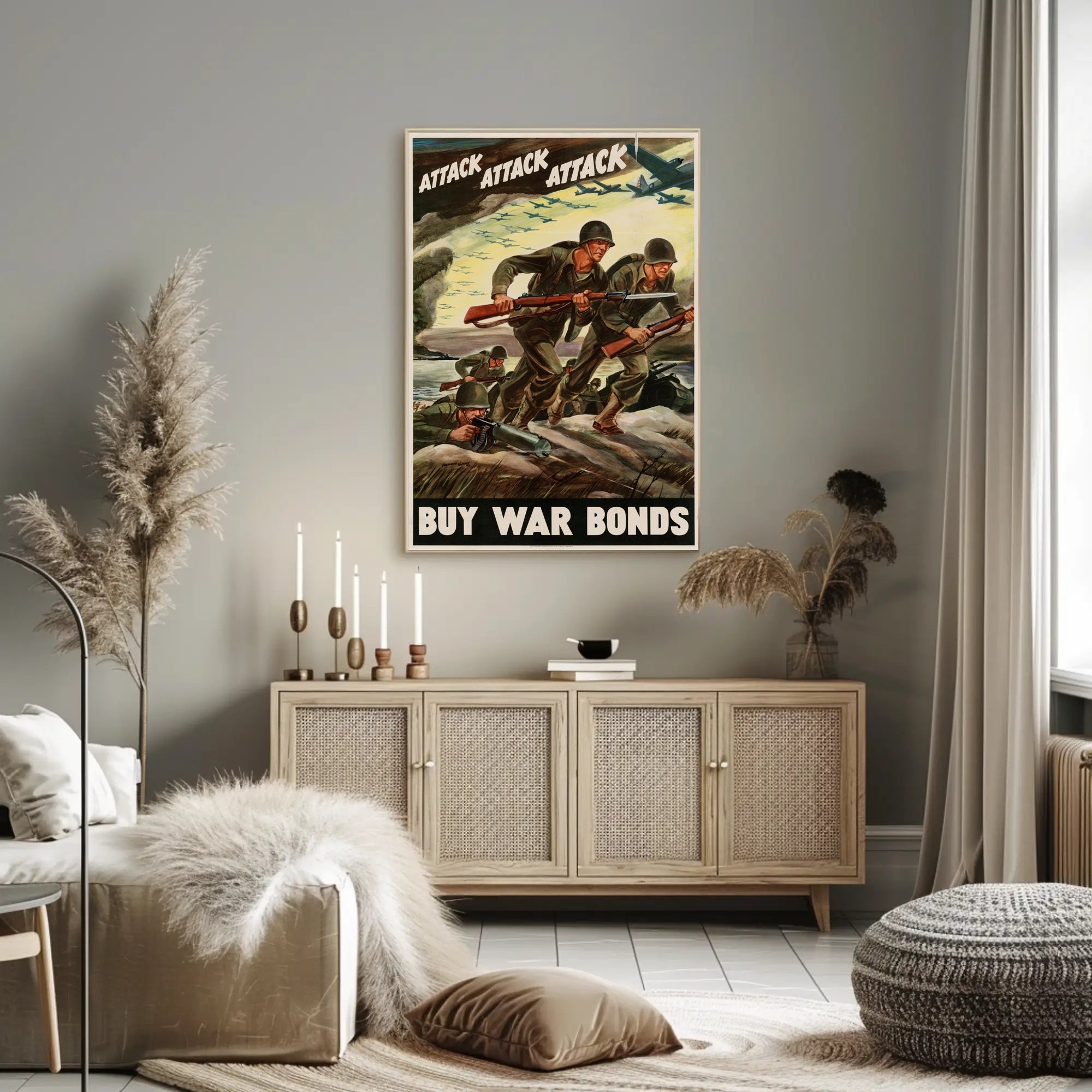 Rally to Support the War Effort Poster PosterGoat