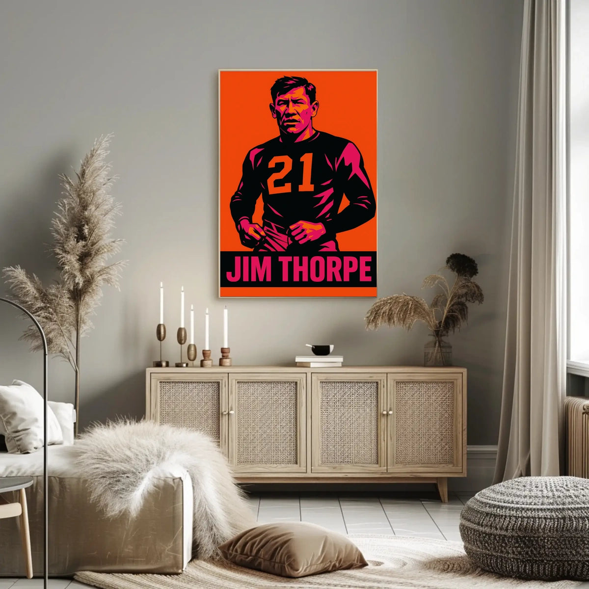 Jim Thorpe Tribute Poster