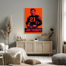 Jim Thorpe Tribute Poster