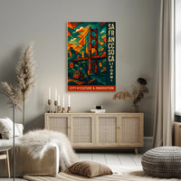 San Francisco Modern Cityscape Poster Wall Art