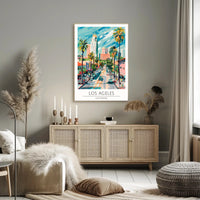 Los Angeles Vibes Poster PosterGoat