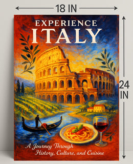 Experience Italy Poster PosterGoat