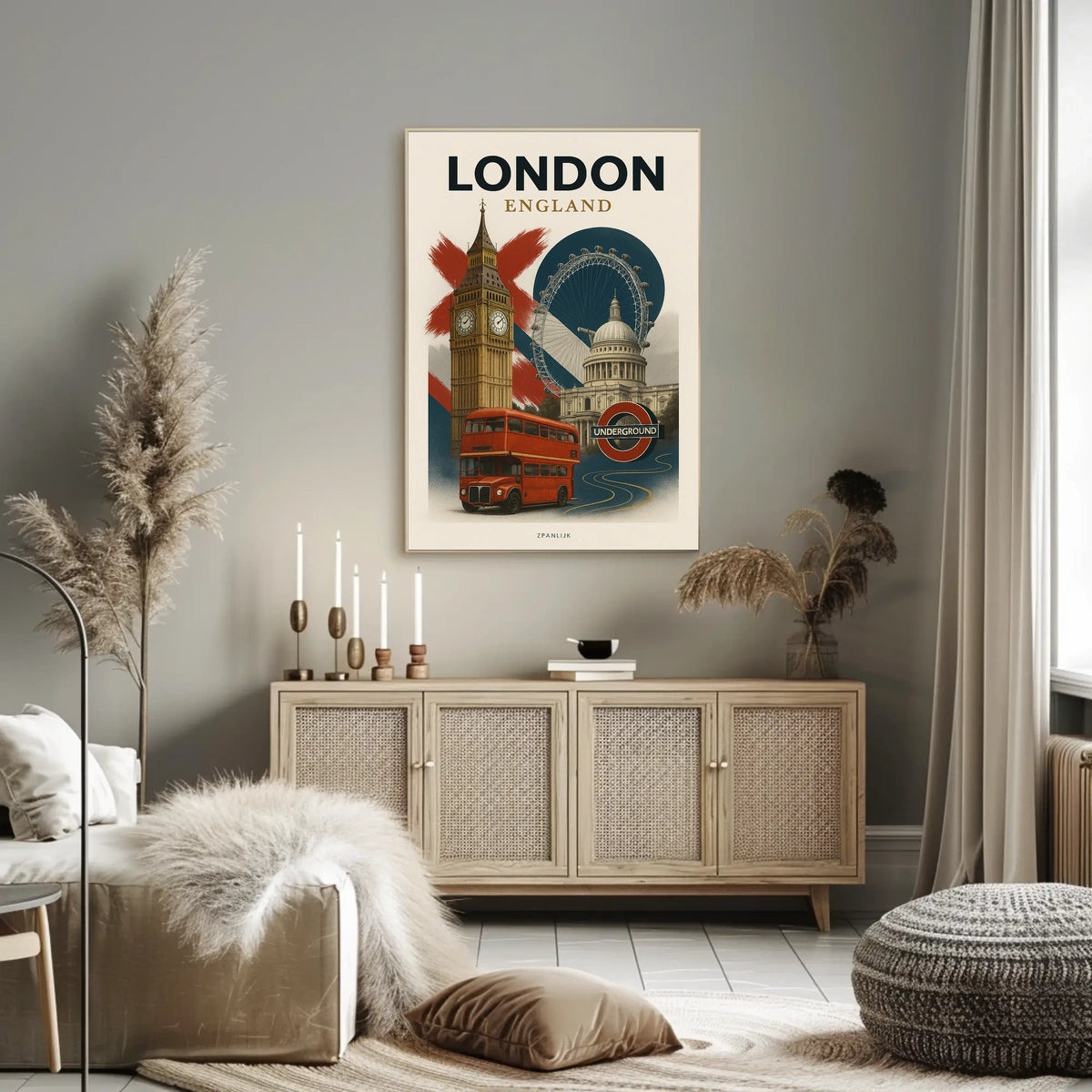 London Landmarks Poster