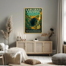 Carlsbad Caverns National Park Caves Exploration Adventure Poster
