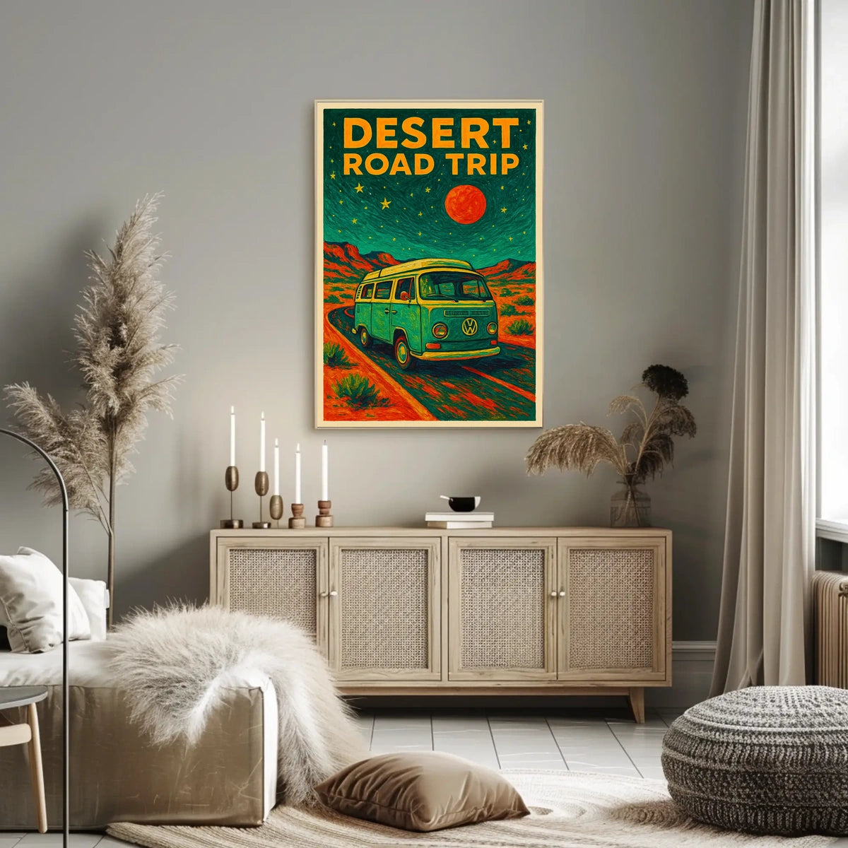 Desert Road Trip Poster