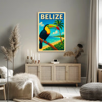 Belize Tropical Paradise Poster