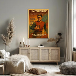 Jim Thorpe: The Greatest Athlete Poster