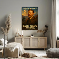 Theodore Roosevelt And The North Dakota Poster