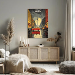Berlin in the Rain Poster