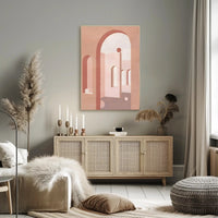 Abstract Architectural Forms Poster