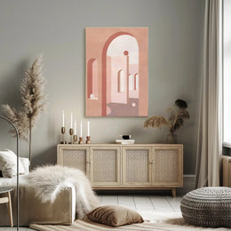 Abstract Architectural Forms Poster