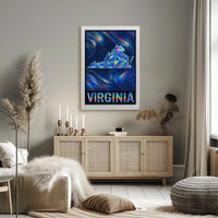 Virginia In Prism Poster