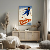 Skis Badan Quality And Speed Poster