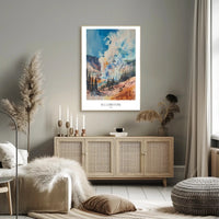 Yellowstone Watercolor Poster Wall Art Print